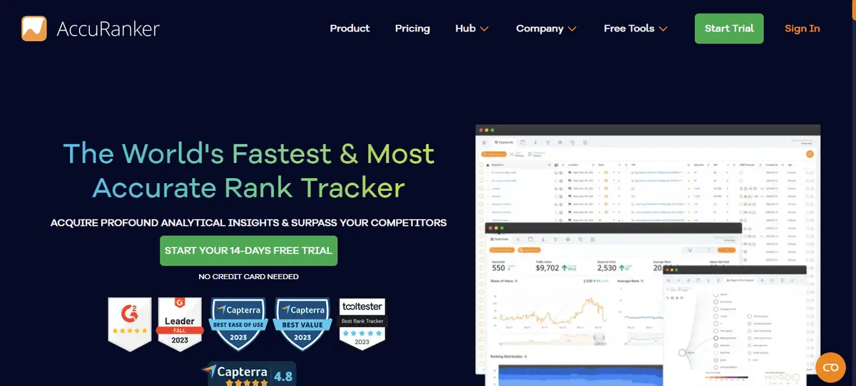 Accuranker YouTube Rank Tracker