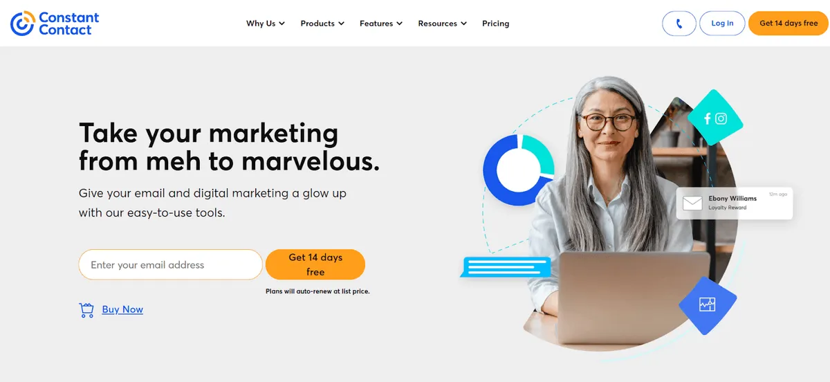 Constant Contact - Best Email marketing for small businesses