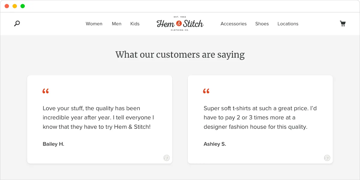 Share Customer Testimonial